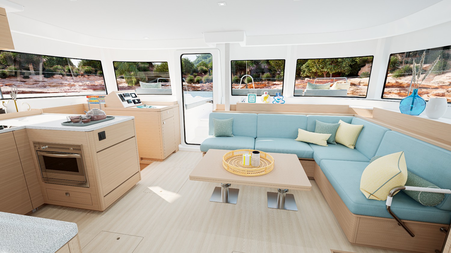 lagoon 47 deck