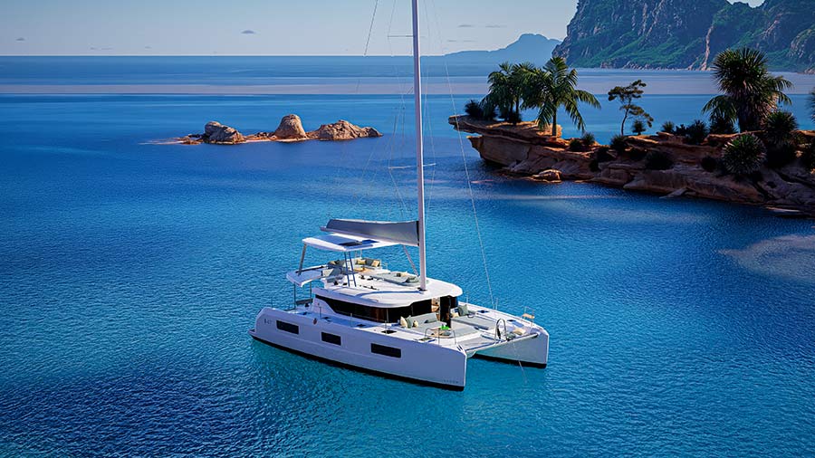 lagoon 47 deck